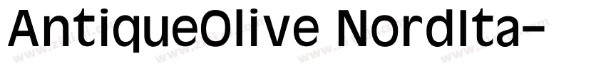 AntiqueOlive NordIta字体转换